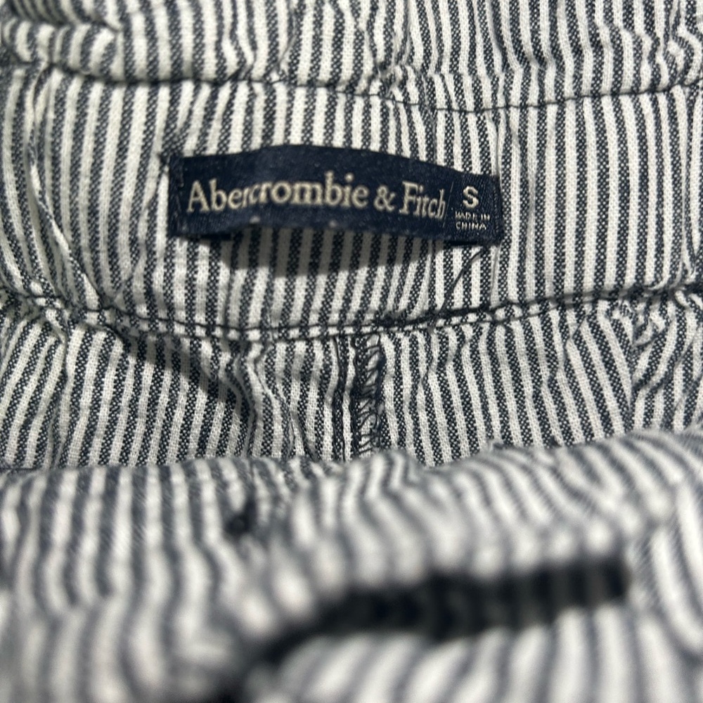 Striped Abercrombie & Fitch pants, size small